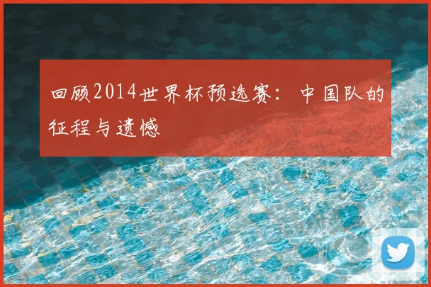 回顾2014世界杯预选赛：中国队的征程与遗憾
