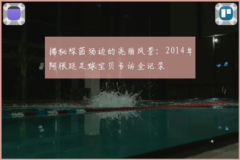 揭秘绿茵场边的亮丽风景:2014年阿根廷足球宝贝专访全记录