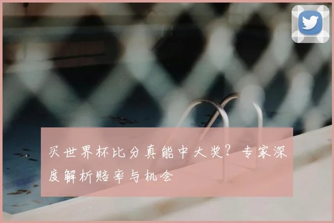 买世界杯比分真能中大奖？专家深度解析赔率与机会